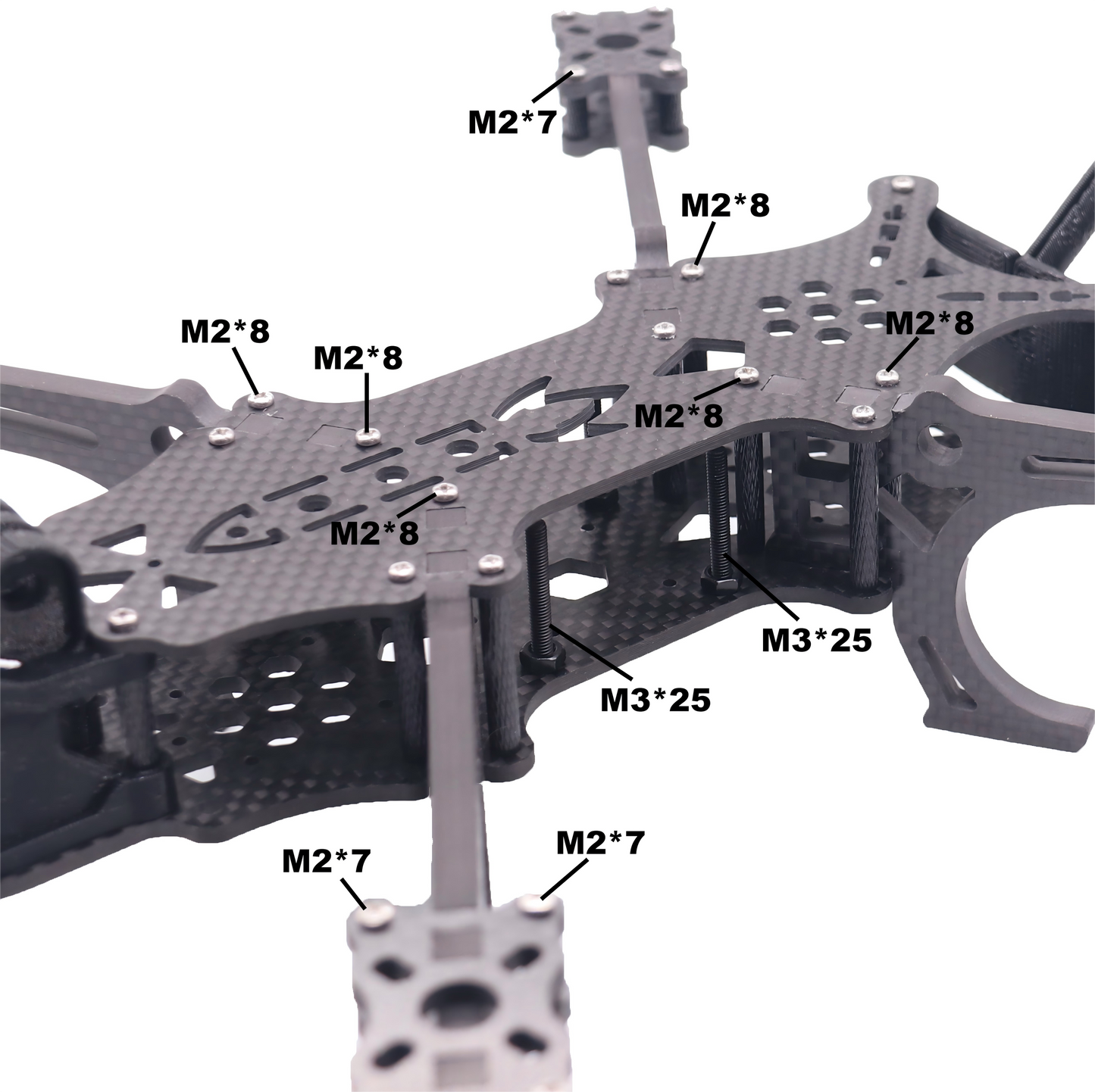 B-CUBE PRO V5 5inch FPV Drone Frame Kit Carbon Fiber Racing Quadcopter Freestyle INAV Beatflight F722 Ardupilot Flight Control