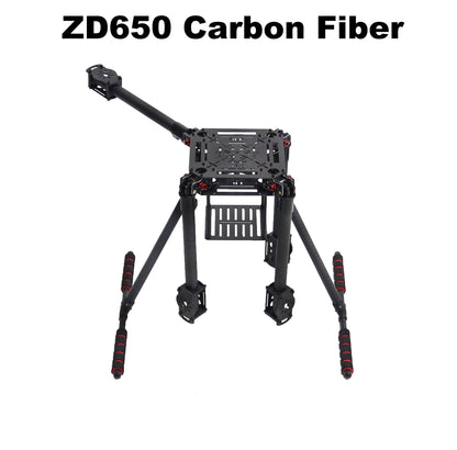 RCtoSky ZD550 550mm/ZD650 650mm Carbon fiber Quadcopter Frame FPV Quad with Carbon Fiber Landing Skid F550