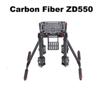 RCtoSky ZD550 550mm/ZD650 650mm Carbon fiber Quadcopter Frame FPV Quad with Carbon Fiber Landing Skid F550