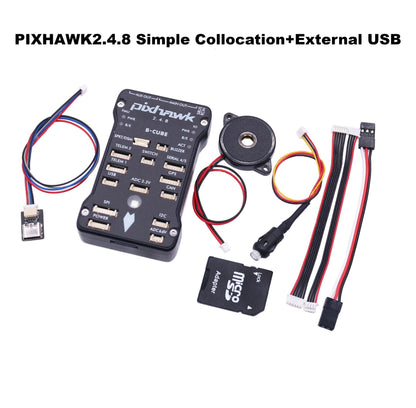 Pixhawk PX4 2.4.8 6C PRO 32 Bit Flight Controller Autopilot with 4G SD Safety Switch Buzzer External USB RC Quadcopter Ardupilot