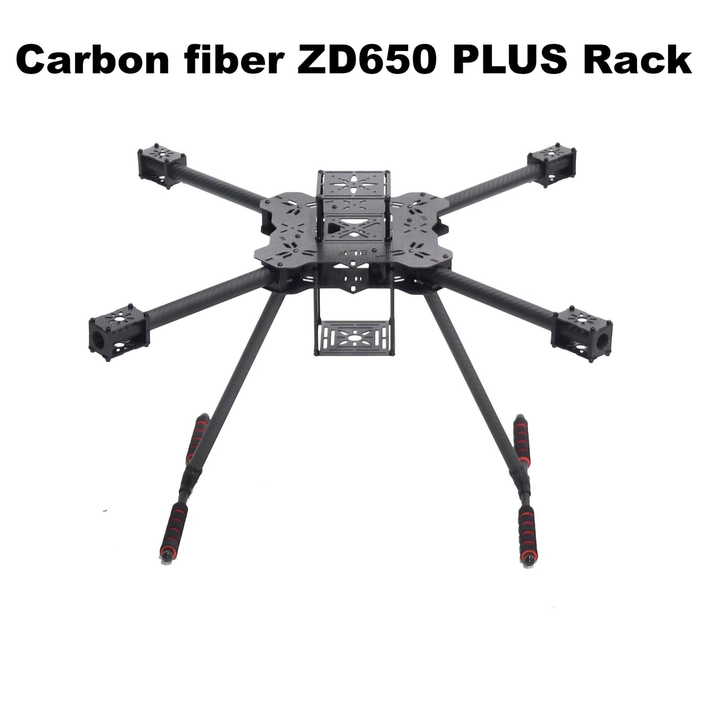 B-CUBE ZD650 PLUS 650mm Ardupilot Pixhawk Carbon fiber Quadcopter Frame FPV Quad with Carbon Fiber Landing Skid Motor ESC 40A