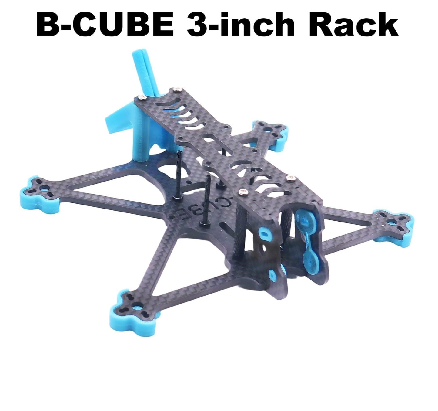 B-CUBE 3inch DJI O4 FPV Drone Frame Kit Carbon Fiber Racing Quadcopter Freestyle INAV Beatflight F722 PX4 Flight Control