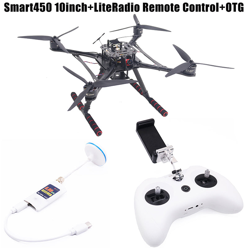 B-CUBE Smart380 450 9/10inch FPV Drone Frame Kit Carbon Fiber Racing Quadcopter Freestyle INAV Beatflight F722 Flight Control