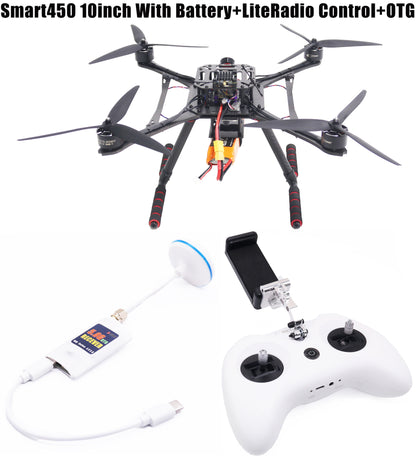 B-CUBE Smart380 450 9/10inch FPV Drone Frame Kit Carbon Fiber Racing Quadcopter Freestyle INAV Beatflight F722 Flight Control