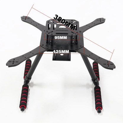 B-CUBE TOSKY Q380 Q350 Quadrotor Multi Axis 8/9/10 inch UAV Frame Carbon Fiber Center board PIXHAWK APM Flight Control Multi-Rotor