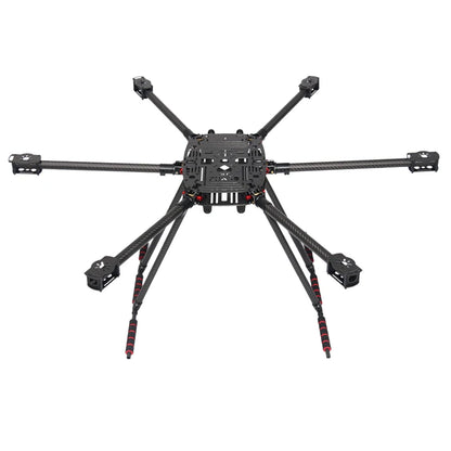 B-CUBE ZD850 PRO Full Carbon Fiber ZD 850 Frame Kit with Unflodable Landing Gear Foldable Arm for FPV DIY Aircraft Hexacopter