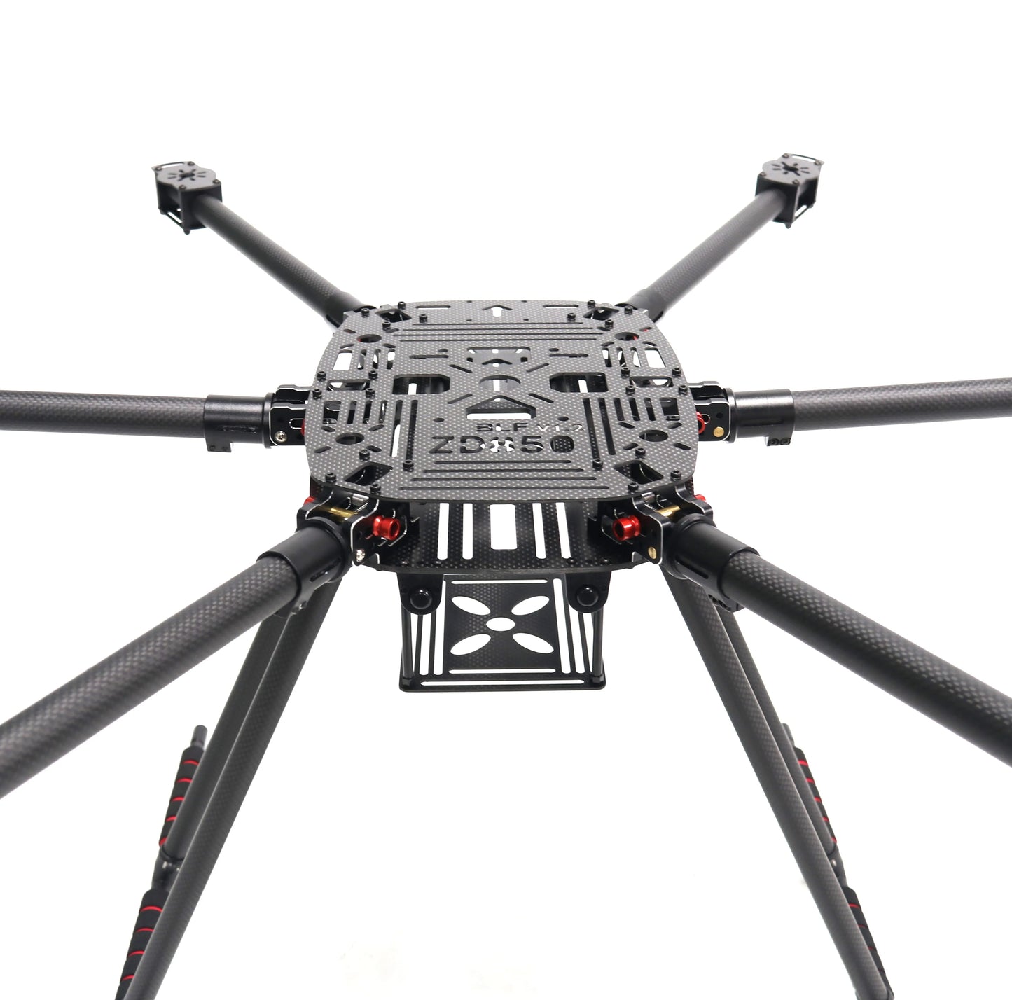 B-CUBE NEW ZD850PRO Full Carbon Fiber ZD850 Frame Kit with Unflodable Landing Gear Foldable Arm for FPV DIY Aircraft Hexacopter