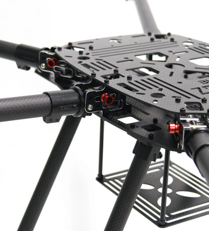 B-CUBE NEW ZD850PRO Full Carbon Fiber ZD850 Frame Kit with Unflodable Landing Gear Foldable Arm for FPV DIY Aircraft Hexacopter