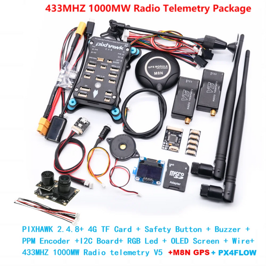 B-CUBE Pixhawk PX4 2.4.8 M8N V5 PX4FLOW PIX 32 Flight Controller Autopilot with 4G SD RC Quadcopter Ardupilot ArduPlane ArduRover
