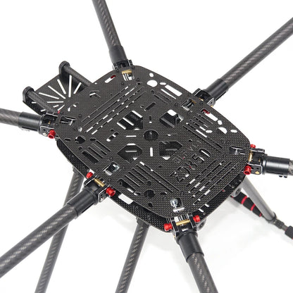 B-CUBE ZD850 PRO Full Carbon Fiber ZD 850 Frame Kit with Unflodable Landing Gear Foldable Arm for FPV DIY Aircraft Hexacopter