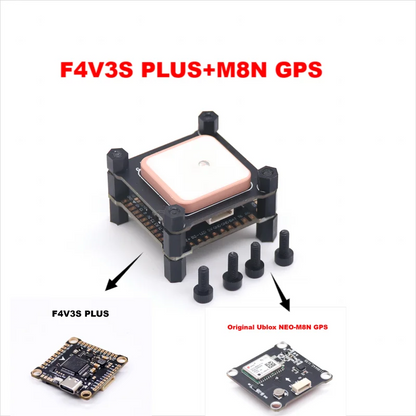 F4V3S F4 V3 V3S PLUS  LC INAV Betaflight Flight Controller Board Barometer OSD TF BN880 M8N GPS Quadcopter RC Drone FPV Racing