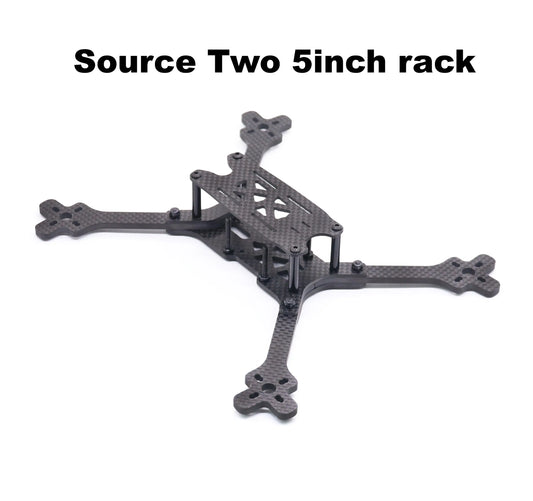 B-CUBE Zero Two Open Source FPV Drone Frame Kit Carbon Fiber 5inch For O3 FPV Racing Drone Quadcopter Freestyle