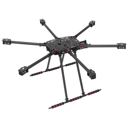 B-CUBE ZD850 PRO Full Carbon Fiber ZD 850 Frame Kit with Unflodable Landing Gear Foldable Arm for FPV DIY Aircraft Hexacopter
