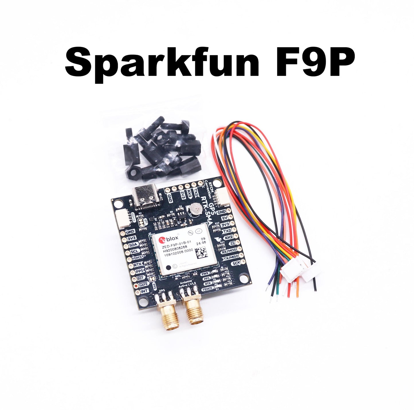 Плата Rctosky SparkFun GPS RTK2 ZED F9P Qwiic High-Precision UAV GNSS Series Ardupilot Pixhawk PX4 FPV AutoPilot для управления полетом 