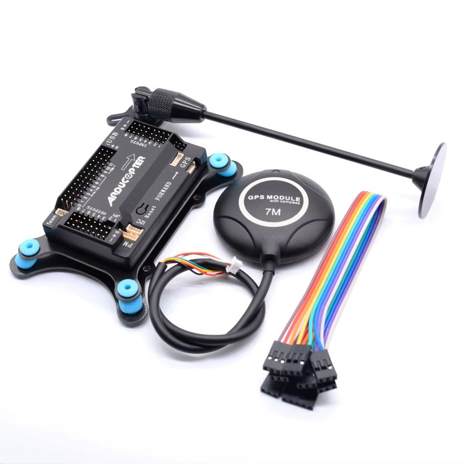 B-CUBE APM2.8 APM 2.8 flight controller Ardupilot +M7N GPS built-in compass +gps stand+shock absorber for RC Quadcopter Multicopter