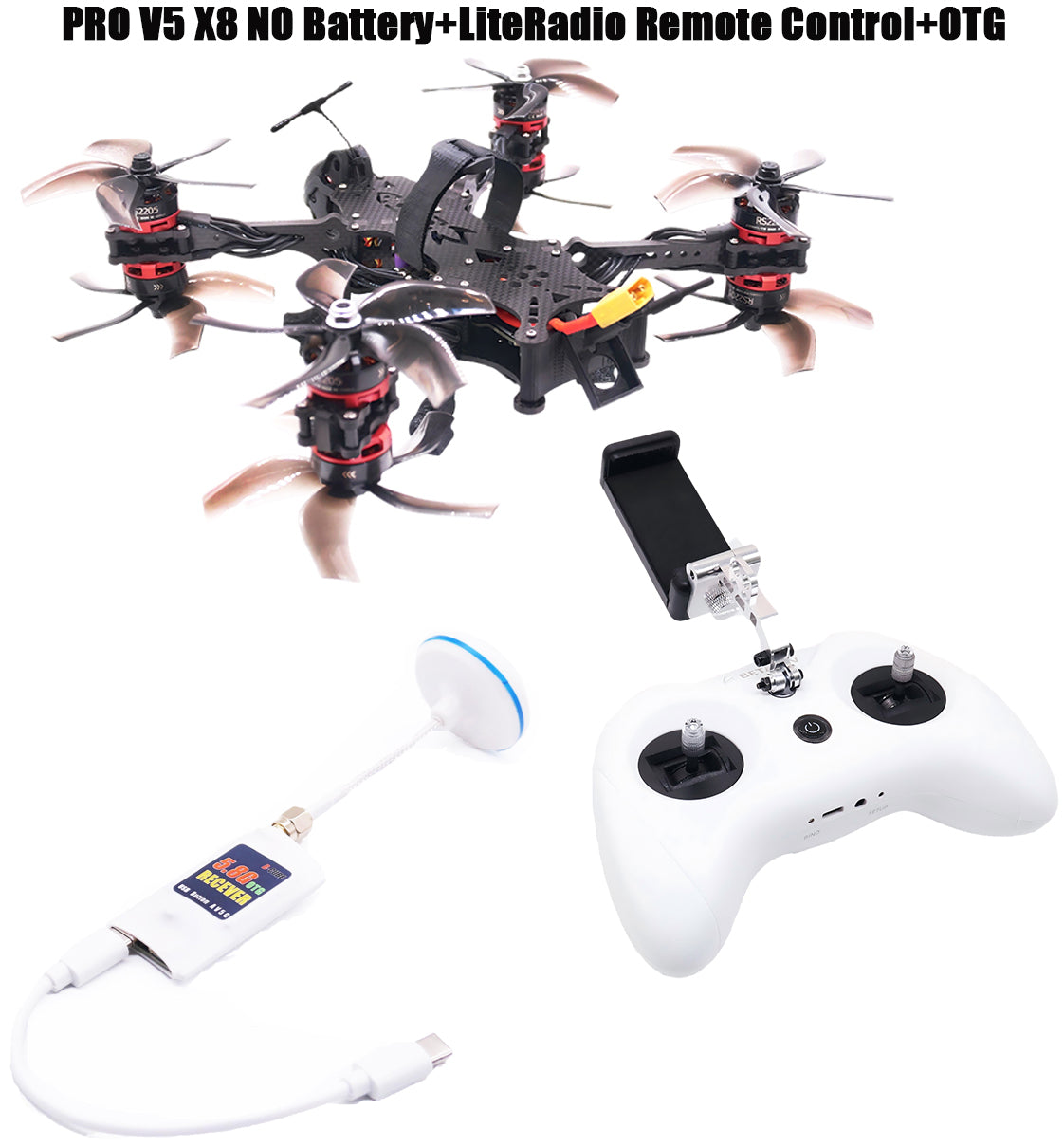 B-CUBE PRO V5 5inch FPV Drone Frame Kit Carbon Fiber Racing Quadcopter Freestyle INAV Beatflight F722 Ardupilot Flight Control