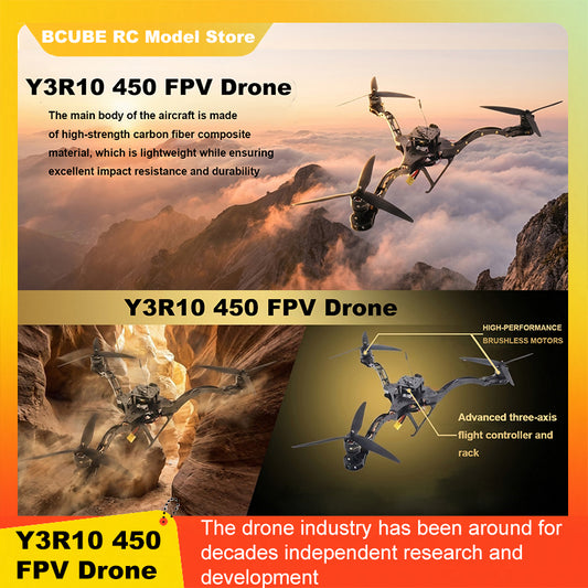 B-CUBE Y3 Carbon Fiber three-axis Frame F450 crossing three-axis frame three-axis drone frame F722 INAV BF