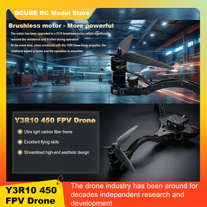 B-CUBE Y3 Carbon Fiber three-axis Frame F450 crossing three-axis frame three-axis drone frame F722 INAV BF