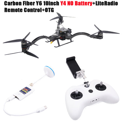 B-CUBE Y6 carbon fiber three-axis frame f450 crossing three-axis frame three-axis drone frame F722 INAV BF