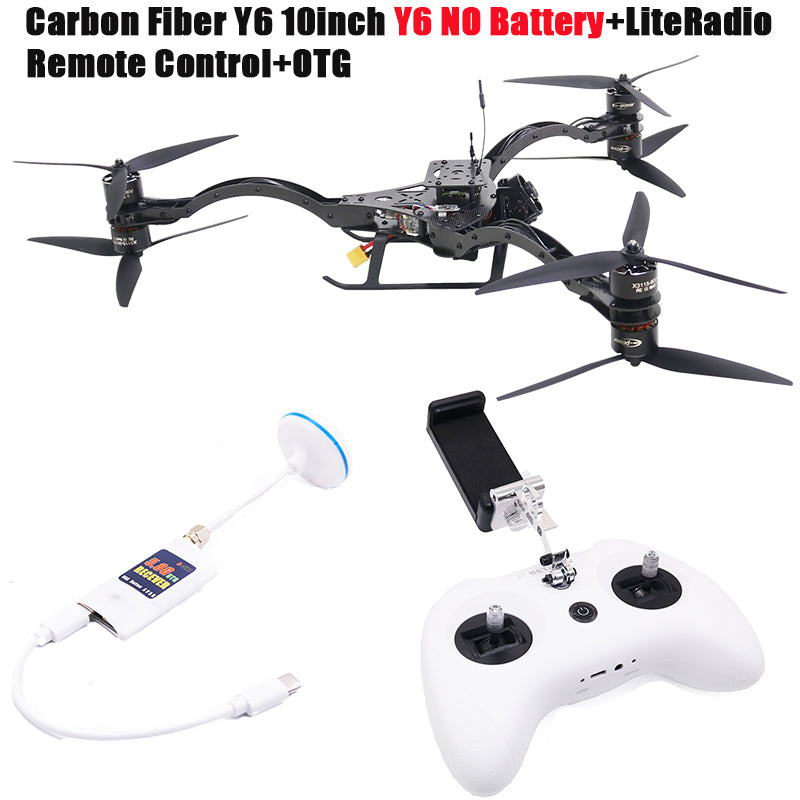 B-CUBE Y6 carbon fiber three-axis frame f450 crossing three-axis frame three-axis drone frame F722 INAV BF