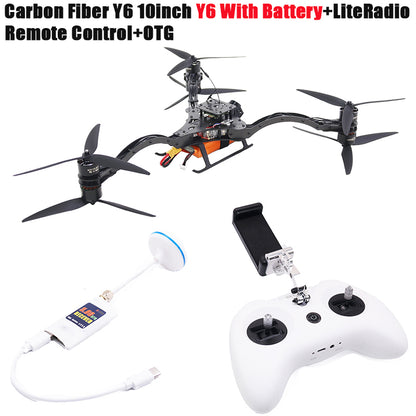 B-CUBE Y6 carbon fiber three-axis frame f450 crossing three-axis frame three-axis drone frame F722 INAV BF