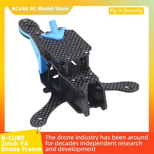 B-CUBE 2inch Y4 FPV Drone Frame Kit Carbon Fiber Racing Drone Quadcopter INAV Beatflight F722 NOXE Ardupilot Flight Control