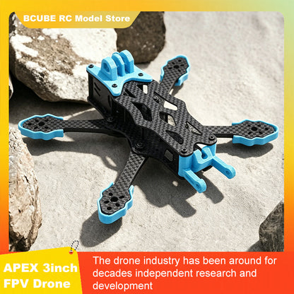 B-CUBE APEX 3inch FPV Drone Frame Kit Carbon Fiber Racing Drone Quadcopter INAV Beatflight F722 F745 Ardupilot Flight Control