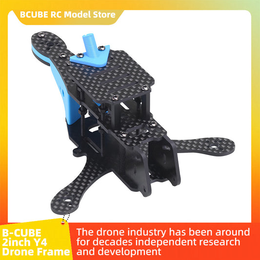 B-CUBE 2inch Y4 FPV Drone Frame Kit Carbon Fiber Racing Drone Quadcopter INAV Beatflight F722 NOXE Ardupilot Flight Control