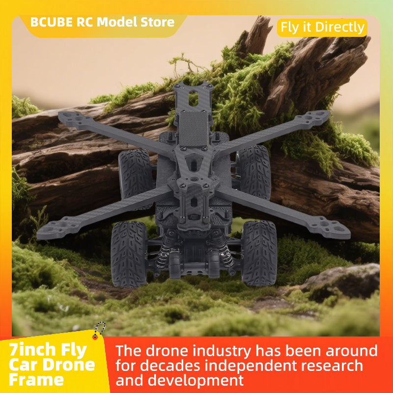 B-CUBE 7inch Flying Car FPV Drone Frame Kit Carbon Fiber Racing Quadcopter BF INAV F4 F722 F745 H743 Flight Control