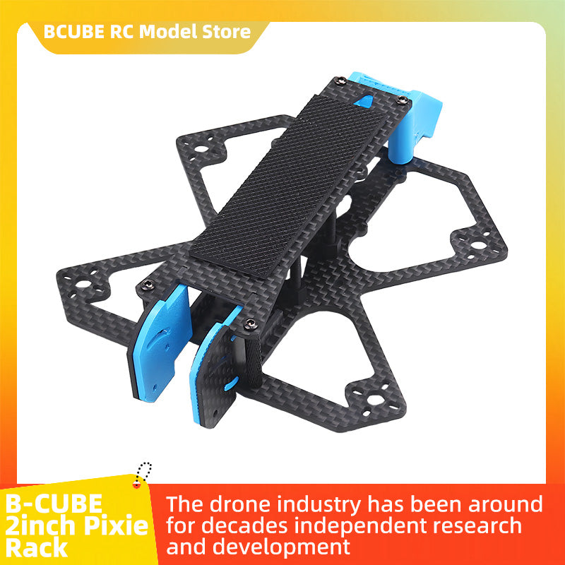 B-CUBE 2inch Pixie FPV Drone Frame Kit Carbon Fiber Racing Drone Quadcopter INAV Beatflight F722 NOXE Ardupilot Flight Control