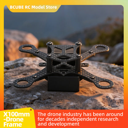 B-CUBE X100 Drone Frame Kit Carbon Fiber Racing Drone Quadcopter INAV Beatflight F4DC Ardupilot Flight Control