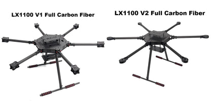 B-CUBE LX1100 V1/ V2 Full Carbon Fiber 1100mm Hexa-Rotor Frame X-Roter 80A ESC PX4 Pixhawk Flight Control Drone Frame