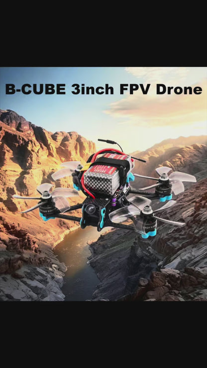 B-CUBE 3inch FPV Drone Frame Kit Carbon Fiber Racing Drone Quadcopter INAV Beatflight F722 F745 Ardupilot Flight Control