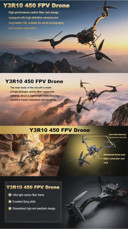 B-CUBE Y3 Carbon Fiber three-axis Frame F450 crossing three-axis frame three-axis drone frame F722 INAV BF