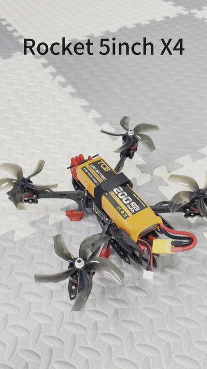 B-CUBE Rocket 5inch FPV Drone Frame Kit Carbon Fiber Racing Quadcopter Freestyle INAV Beatflight F722 Ardupilot Flight Control