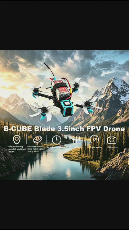 B-CUBE Blade 3.5inch FPV Drone Frame Kit Carbon Fiber Racing Drone Quadcopter INAV Beatflight F722 Ardupilot Flight Control